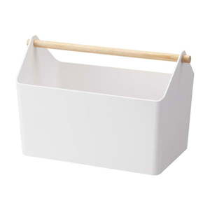 Biely/v prírodnej farbe plastový úložný box 21x37x24 cm Favori – YAMAZAKI vyobraziť
