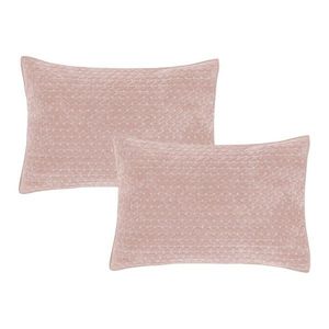 Dekoračné obliečky na vankúše v súprave 2 ks 50x75 cm Attica Velvet Embroidered – Bianca vyobraziť