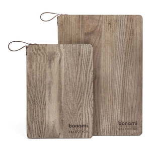 Servírovacie drevené dosky v súprave 2 ks 33 x 23 cm – Bonami Selection vyobraziť
