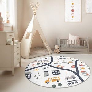 Prateľný detský hrací koberec ø120 cm World Around Me – Mila Home vyobraziť