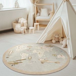 Prateľný detský hrací koberec ø150 cm Vintage World – Mila Home vyobraziť