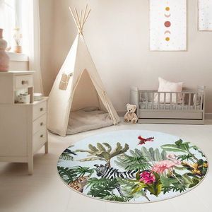 Prateľný detský hrací koberec ø120 cm Jungle – Mila Home vyobraziť