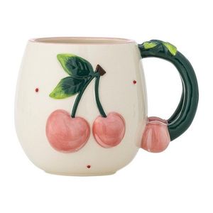 Krémový keramický hrnček 420 ml Berrie – Bloomingville vyobraziť