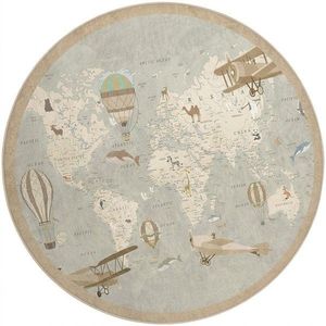 Prateľný detský hrací koberec ø100 cm Vintage World – Mila Home vyobraziť