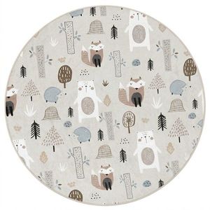 Prateľný detský koberec ø150 cm Forest Friends – Mila Home vyobraziť