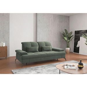 Sit & More TROJMIESTNA POHOVKA, textil, zelená vyobraziť