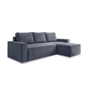 MID.YOU ROHOVÁ SEDAČKA, textil, tmavomodrá vyobraziť
