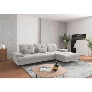 Sit & More ROHOVÁ SEDAČKA, textil, strieborná vyobraziť
