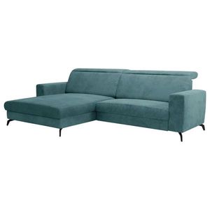 Sit & More ROHOVÁ SEDAČKA, textil, petrolejová vyobraziť