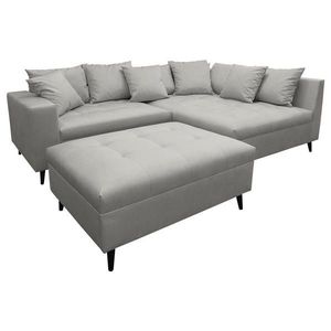 MID.YOU ROHOVÁ SEDAČKA, textil, sivá vyobraziť