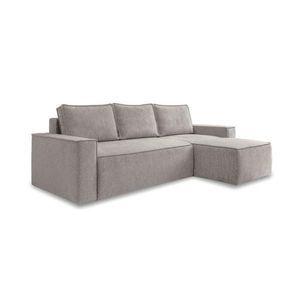 MID.YOU ROHOVÁ SEDAČKA, textil, sivá, biela vyobraziť