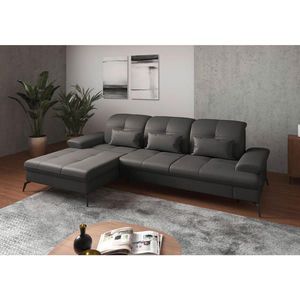 Sit & More ROHOVÁ SEDAČKA, textil, koža, mokka vyobraziť