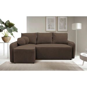 MID.YOU ROHOVÁ SEDAČKA, textil, hnedá vyobraziť