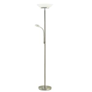 LED STOJACIA LAMPA, 180 cm - niklová vyobraziť