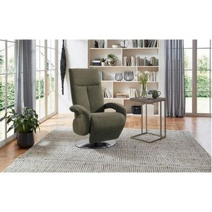 Sit & More RELAXAČNÉ KRESLO, textil, kaki vyobraziť
