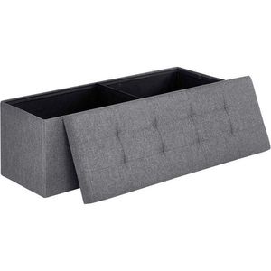 ÚLOŽNÝ BOX NA SEDENIE, textil, kompozitné drevo, 110/38/38 cm vyobraziť