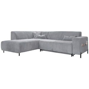 MID.YOU ROHOVÁ SEDAČKA, textil, svetlosivá vyobraziť