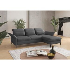 Sit & More ROHOVÁ SEDAČKA, textil, tmavosivá vyobraziť