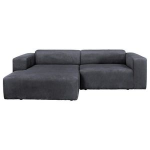 P & B ROHOVÁ SEDAČKA, textil, grafitová vyobraziť