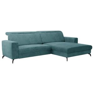 Sit & More ROHOVÁ SEDAČKA, textil, petrolejová vyobraziť