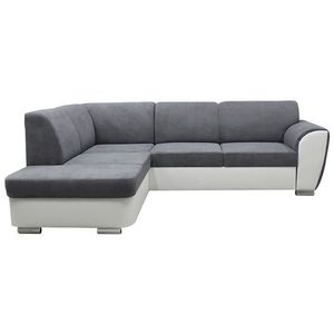 MID.YOU ROHOVÁ SEDAČKA, textil, sivá, biela vyobraziť