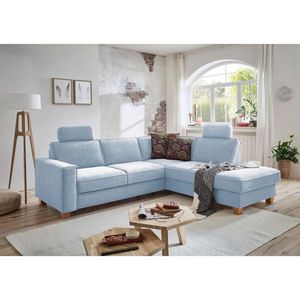 Sit & More ROHOVÁ SEDAČKA, textil, svetlomodrá vyobraziť