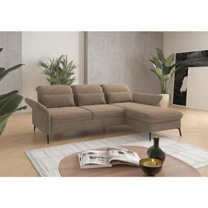 Sit & More ROHOVÁ SEDAČKA, textil, svetlohnedá vyobraziť