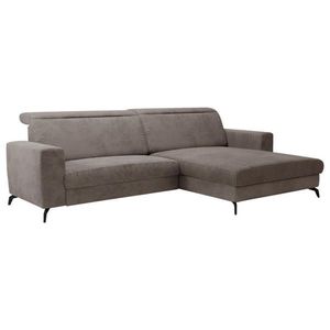 Sit & More ROHOVÁ SEDAČKA, textil, taupe vyobraziť