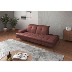 Sit & More LEŇOŠKA, koža, červenohnedá vyobraziť