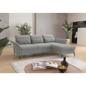 Sit & More ROHOVÁ SEDAČKA, textil, sivá vyobraziť