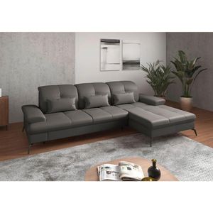 Sit & More ROHOVÁ SEDAČKA, koža, mokka vyobraziť
