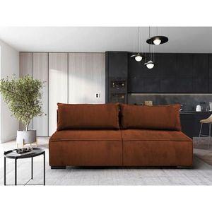 MID.YOU ROZKLADACIA POHOVKA, textil, hrdzavá vyobraziť
