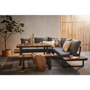 Ambia Garden JEDÁLENSKÁ TERASOVÁ SÚPRAVA kov, plast, textil vyobraziť
