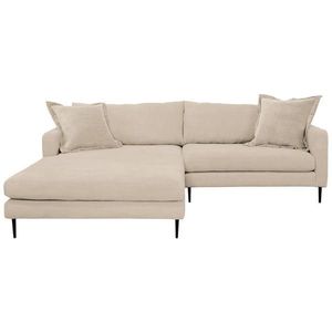 P & B ROHOVÁ SEDAČKA, textil, krémová vyobraziť