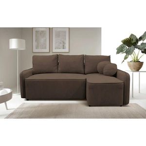 MID.YOU ROHOVÁ SEDAČKA, textil, hnedá vyobraziť