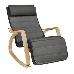 Boxxx RELAXAČNÉ KRESLO, drevo, textil, tmavosivá vyobraziť