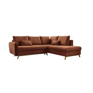 MID.YOU ROHOVÁ SEDAČKA, textil, terakotová vyobraziť