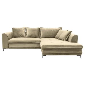Livetastic ROZKLADACIA ROHOVÁ SEDAČKA, textil, béžová vyobraziť