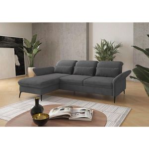 Sit & More ROHOVÁ SEDAČKA, textil, sivá vyobraziť