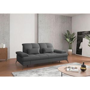 Sit & More TROJMIESTNA POHOVKA, textil, tmavosivá vyobraziť