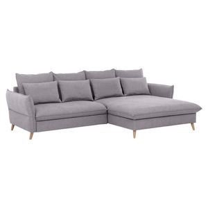 Livetastic ROHOVÁ SEDAČKA, textil, svetlosivá vyobraziť