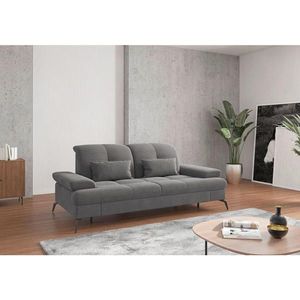 Sit & More TROJMIESTNA POHOVKA, textil, sivá vyobraziť