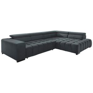 Livetastic ROHOVÁ SEDAČKA, textil, tmavosivá vyobraziť