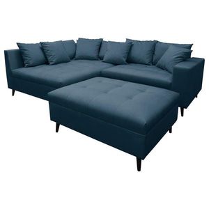 MID.YOU ROHOVÁ SEDAČKA, textil, tmavomodrá vyobraziť