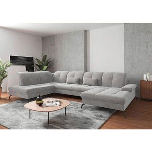 Sit & More SEDACIA SÚPRAVA, textil, strieborná vyobraziť
