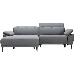 MID.YOU ROHOVÁ SEDAČKA, textil, svetlosivá vyobraziť