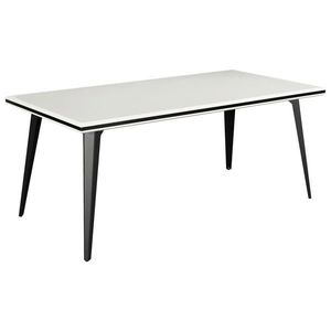 MID.YOU JEDÁLENSKÝ STÔL, čierna, biela, 180/90/76 cm vyobraziť