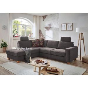 Sit & More ROHOVÁ SEDAČKA, textil, tmavosivá vyobraziť