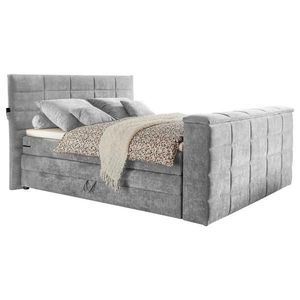 Carryhome BOXSPRINGOVÁ POSTEĽ, 180/200 cm, strieborná vyobraziť