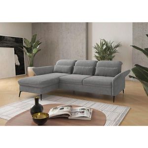 Sit & More ROHOVÁ SEDAČKA, textil, sivá vyobraziť